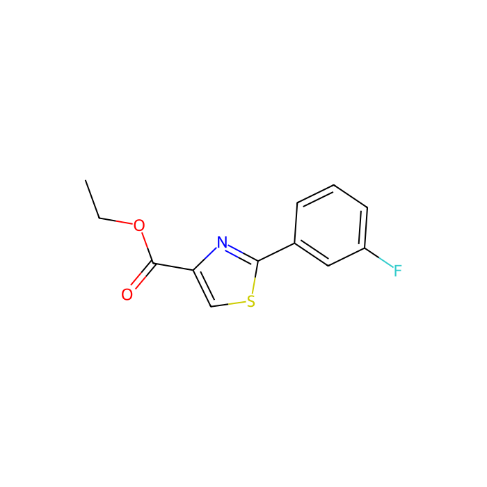 2-(3-Fluoro-phenyl)-thiazole-4-carboxylic acid ethyl ester - ≥95% CAS No(132089-37-3) by Aladdin Scientific