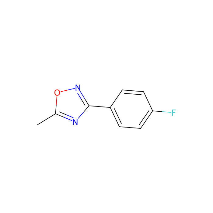 3-(4-Fluorophenyl)-5-methyl-1,2,4-oxadiazole - ≥98% CAS No(196301-98-1) by Aladdin Scientific