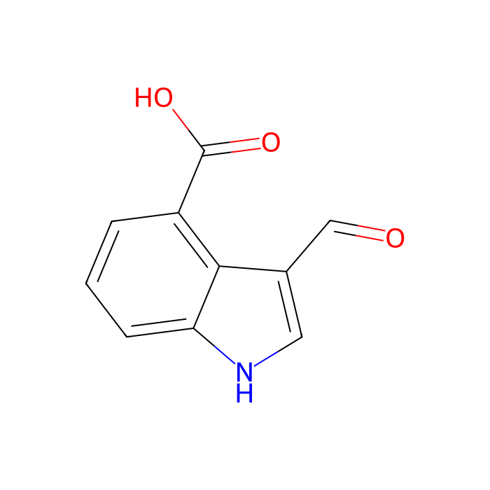 3-Formyl-1H-indole-4-carboxylic acid - ≥96% CAS No(208772-46-7) by Aladdin Scientific