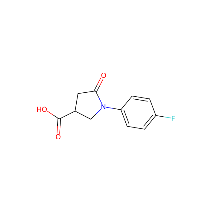 1-(4-Fluorophenyl)-5-oxopyrrolidine-3-carboxylic acid - ≥97% CAS No(56617-43-7) by Aladdin Scientific