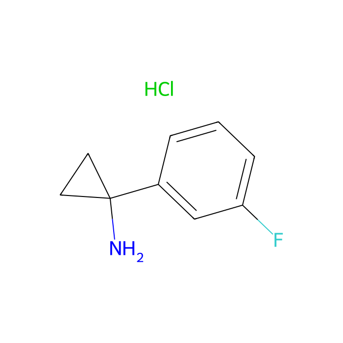 1-(3-Fluorophenyl)cyclopropan-1-amine hydrochloride - ≥97% CAS No(692737-66-9) by Aladdin Scientific