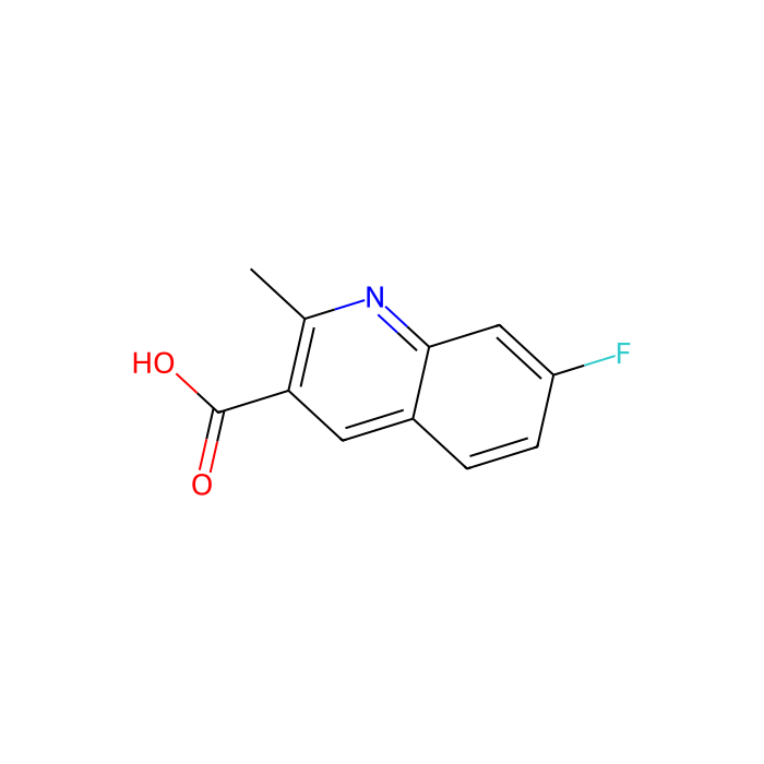 7-Fluoro-2-methylquinoline-3-carboxylic acid - ≥95% CAS No(879361-44-1) by Aladdin Scientific