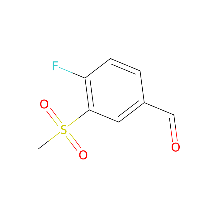 4-Fluoro-3-(methylsulfonyl)benzaldehyde - ≥95% CAS No(914636-50-3) by Aladdin Scientific