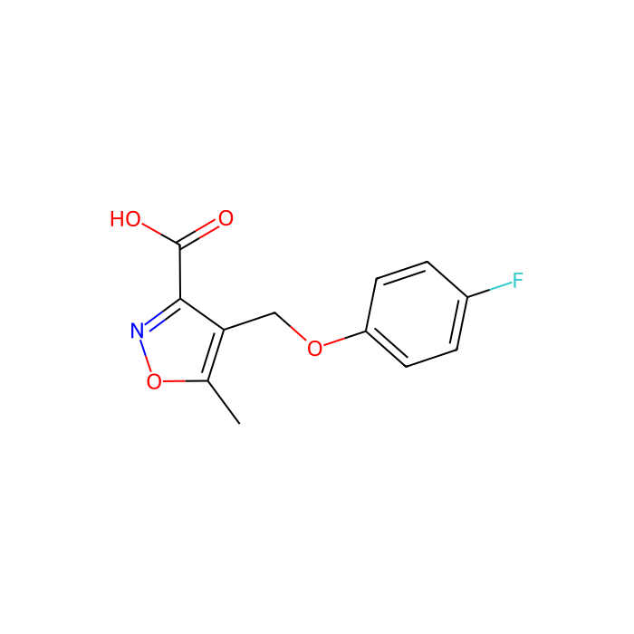 4-[(4-Fluorophenoxy)methyl]-5-methylisoxazole-3-carboxylic acid - ≥95% CAS No(931377-09-2) by Aladdin Scientific
