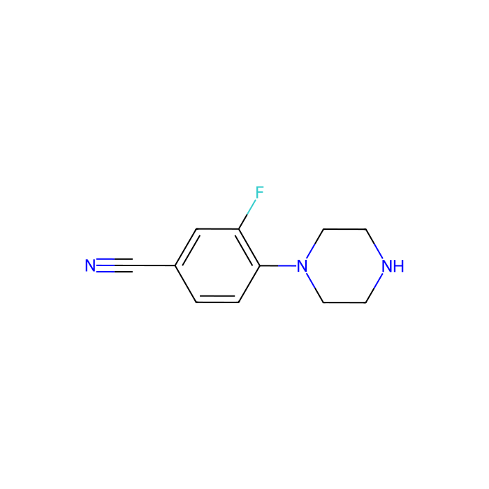 3-Fluoro-4-(piperazin-1-yl)benzonitrile - ≥95% CAS No(182181-38-0) by Aladdin Scientific