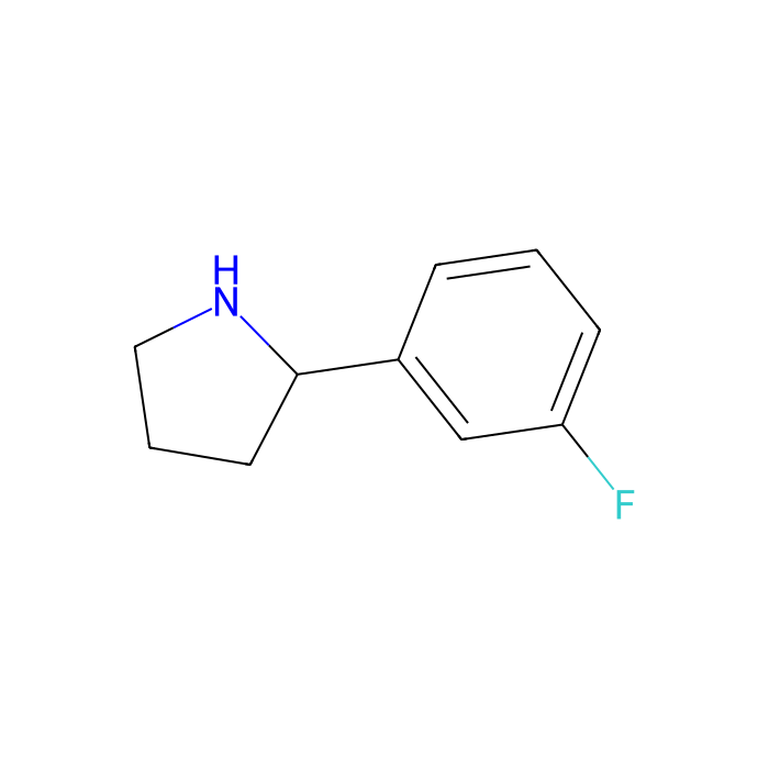 2-(3-Fluorophenyl)pyrrolidine - ≥95% CAS No(298690-72-9) by Aladdin Scientific