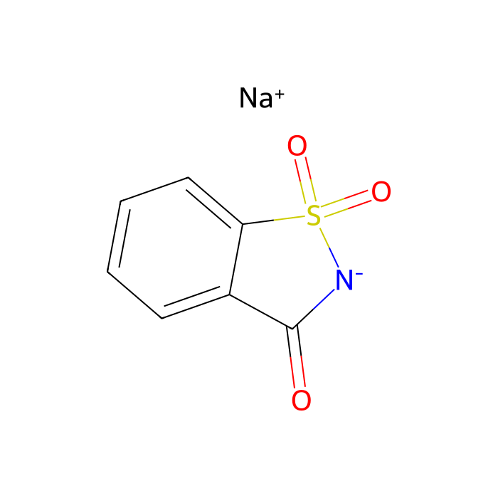 Food sweetener saccharin sodium solution reference material - Standard values:1.00mg/ml U=2%(k=2) CAS No(128-44-9) by Aladdin Scientific