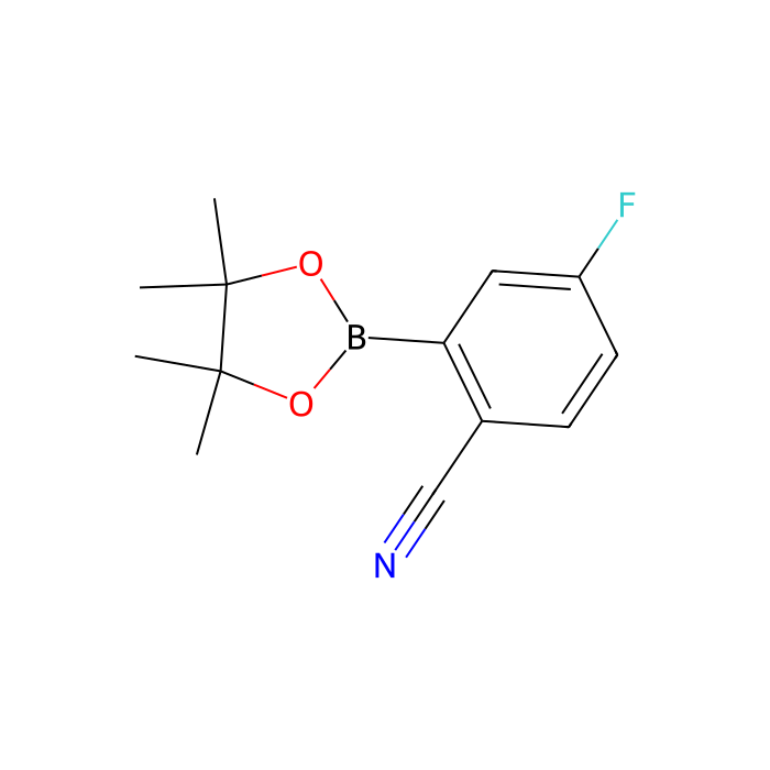 4-Fluoro-2-(4,4,5,5-tetramethyl-1,3,2-dioxaborolan-2-yl)benzonitrile - ≥98% CAS No(463335-96-8) by Aladdin Scientific