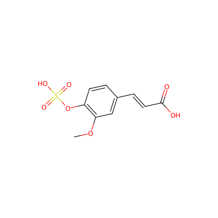 Ferulic Acid 4-O-Sulfate Disodium Salt - ≥98% CAS No(86321-29-1(free acid)) by Aladdin Scientific