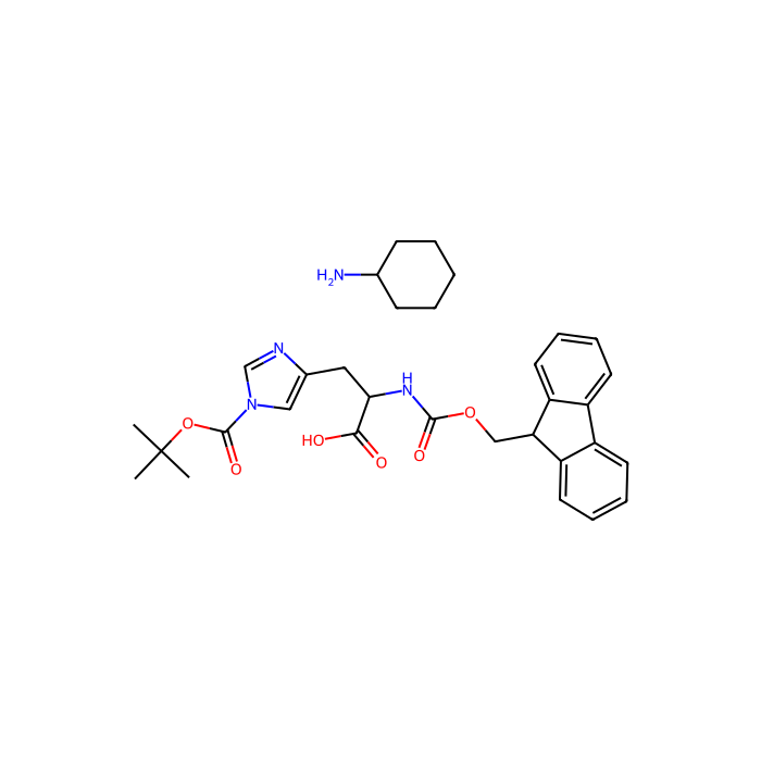 Fmoc-Nim-Boc-D-histidine cyclohexylammonium salt - ≥98% CAS No(210755-31-0) by Aladdin Scientific