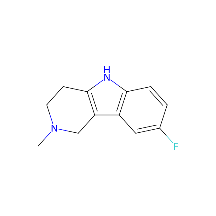 8-Fluoro-2-methyl-2,3,4,5-tetrahydro-1H-pyrido[4,3-b]indole - ≥95% CAS No(64368-85-0) by Aladdin Scientific