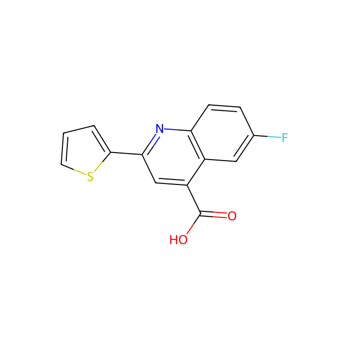 6-Fluoro-2-thiophen-2-yl-quinoline-4-carboxylic acid - ≥95% CAS No(33289-53-1) by Aladdin Scientific