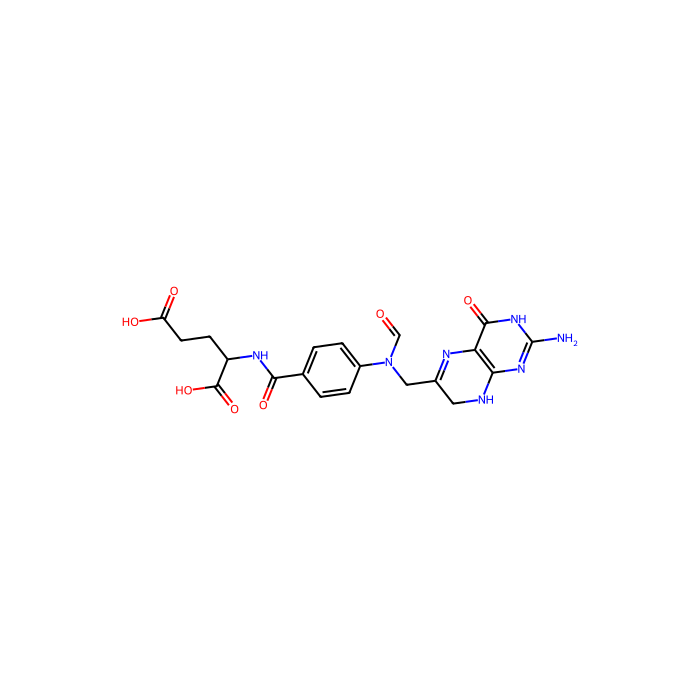 10-Formyl-7,8-dihydro Folic Acid Calcium Salt - ≥85% CAS No(28459-40-7 free acid) by Aladdin Scientific