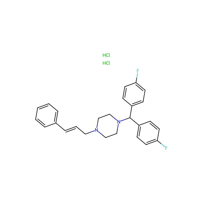 Flunarizine 2HCl - 10mM in DMSO CAS No(30484-77-6) by Aladdin Scientific