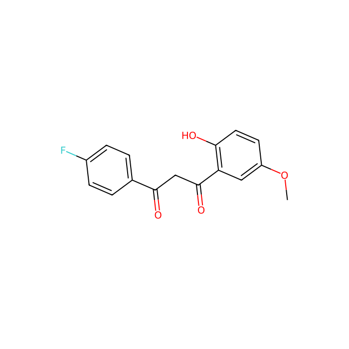 1-(4-fluorophenyl)-3-(2-hydroxy-5-methoxyphenyl)propane-1,3-dione - 10mM in DMSO CAS No(312607-68-4) by Aladdin Scientific