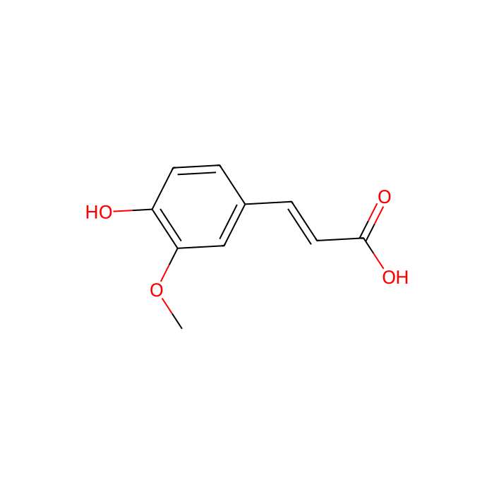 Ferulic acid-1,2,3-¹³C₃ - ≥99 atom% 13C,≥98% CAS No(1261170-81-3) by Aladdin Scientific