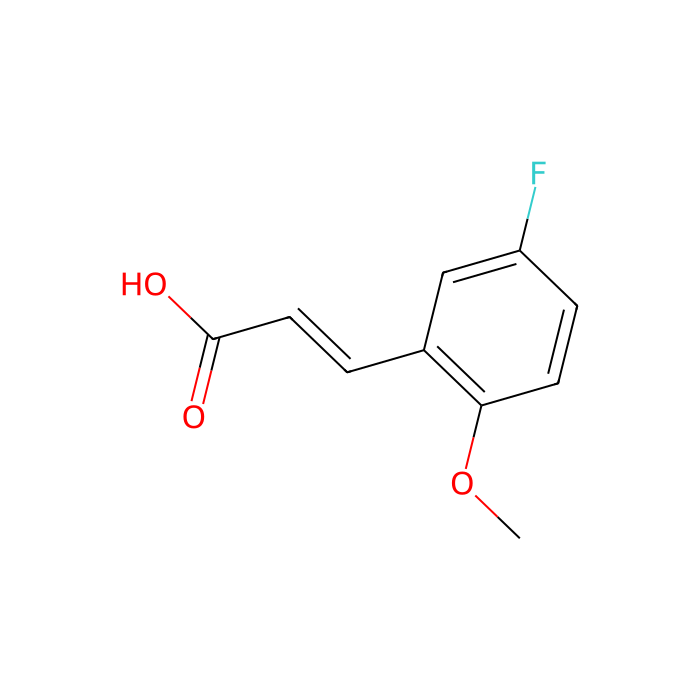 3-(5-Fluoro-2-methoxyphenyl)acrylic acid - ≥98% CAS No(157518-45-1) by Aladdin Scientific