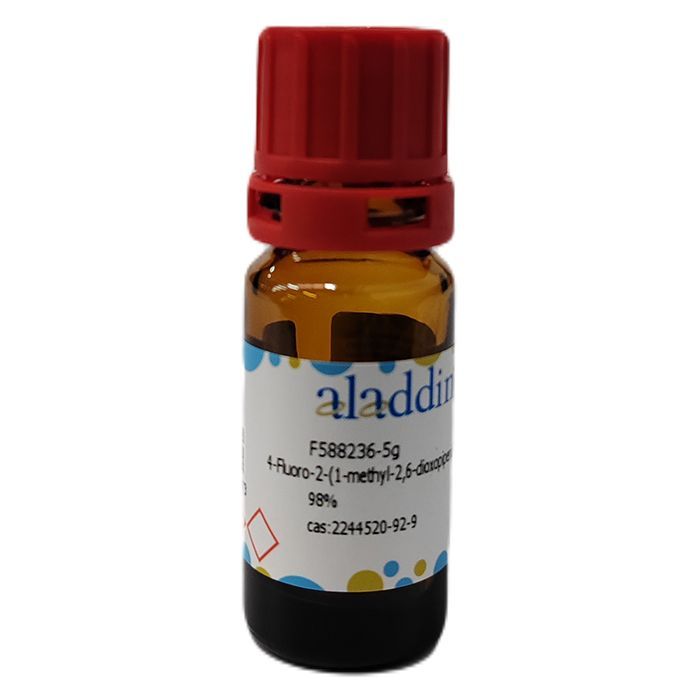 4-Fluoro-2-(1-methyl-2,6-dioxopiperidin-3-yl)isoindoline-1,3-dione - ≥98% CAS No(2244520-92-9) by Aladdin Scientific