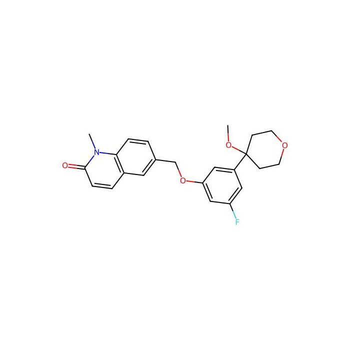 6-[[3-Fluoro-5-(4-methoxyoxan-4-yl)phenoxy]methyl]-1-methylquinolin-2-one -  CAS No(140841-32-3) by Aladdin Scientific