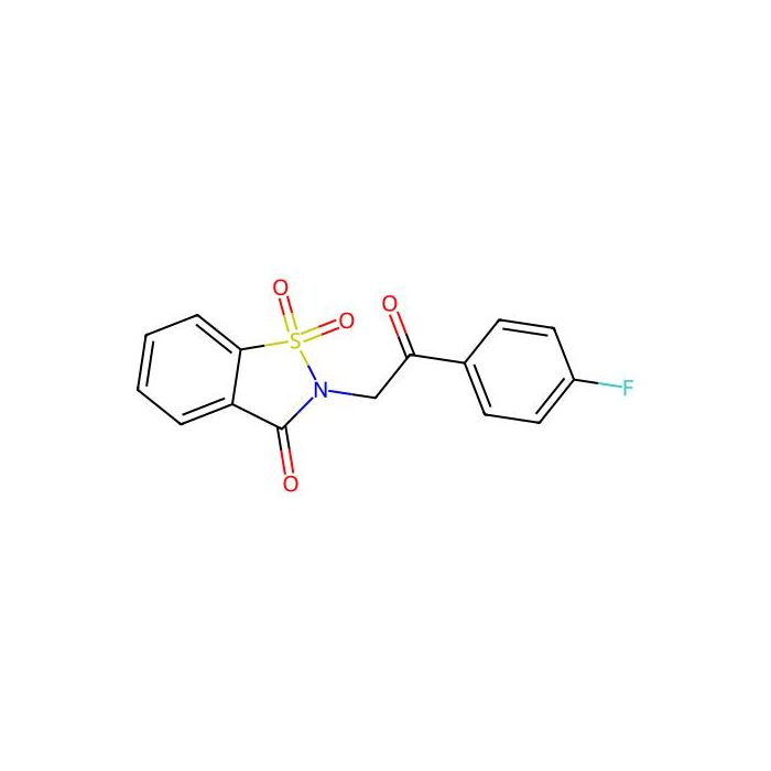 2-[2-(4-Fluorophenyl)-2-oxoethyl]-1,1-dioxo-1,2-benzothiazol-3-one -  CAS No(74918-65-3) by Aladdin Scientific