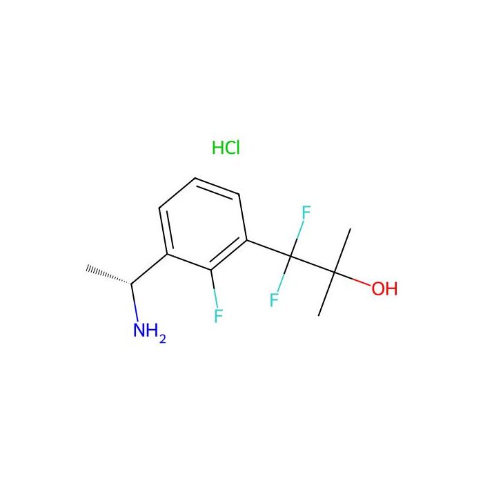 1-[3-[(1R)-1-aminoethyl]-2-fluoro-phenyl]-1,1-difluoro-2-methyl-propan-2-ol;hydrochloride - ≥97% CAS No(2569698-46-8) by Aladdin Scientific