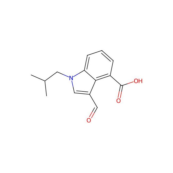 3-formyl-1-(2-methylpropyl)-1H-indole-4-carboxylic acid - ≥97% CAS No(1071914-76-5) by Aladdin Scientific