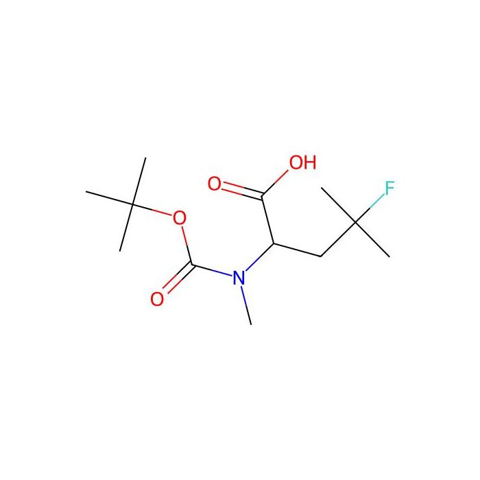 (2S)-2-[tert-butoxycarbonyl(methyl)amino]-4-fluoro-4-methyl-pentanoic acid - ≥97% CAS No(156047-44-8) by Aladdin Scientific