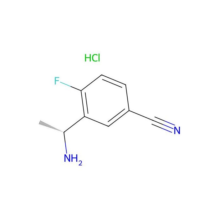 3-[(1R)-1-aminoethyl]-4-fluoro-benzonitrile;hydrochloride - ≥97% CAS No(2802461-28-3) by Aladdin Scientific