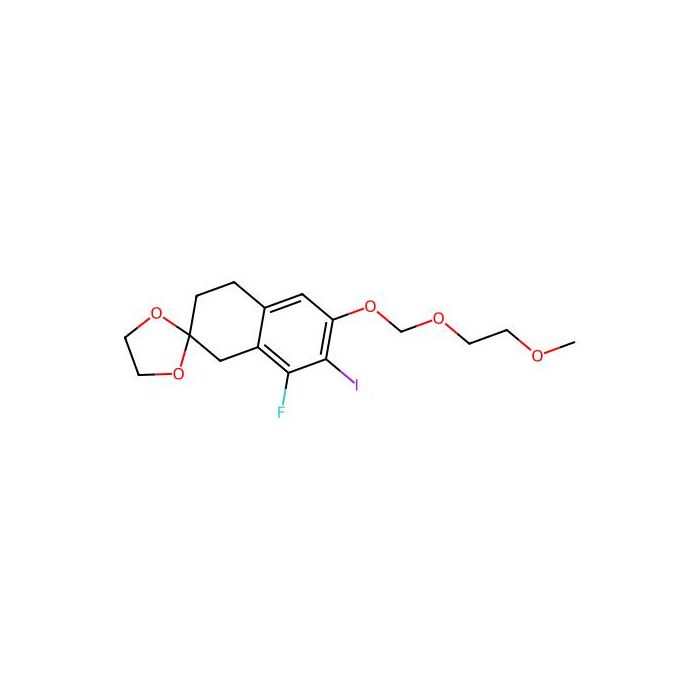 8'-fluoro-7'-iodo-6'-(2-methoxyethoxymethoxy)spiro[1,3-dioxolane-2,2'-tetralin] - ≥97% CAS No(2489407-90-9) by Aladdin Scientific