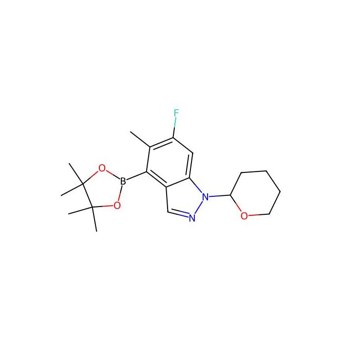6-fluoro-5-methyl-1-tetrahydropyran-2-yl-4-(4,4,5,5-tetramethyl-1,3,2-dioxaborolan-2-yl)indazole - ≥97% CAS No(2241720-68-1) by Aladdin Scientific