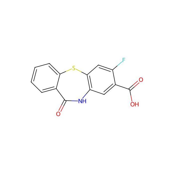 2-fluoro-6-oxo-5H-benzo[b][1,4]benzothiazepine-3-carboxylic acid - ≥97% CAS No(1809143-47-2) by Aladdin Scientific