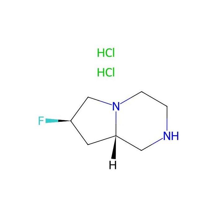 (7R,8aS)-7-fluoro-1,2,3,4,6,7,8,8a-octahydropyrrolo[1,2-a]pyrazine;dihydrochloride - ≥97% CAS No(2918775-76-3) by Aladdin Scientific