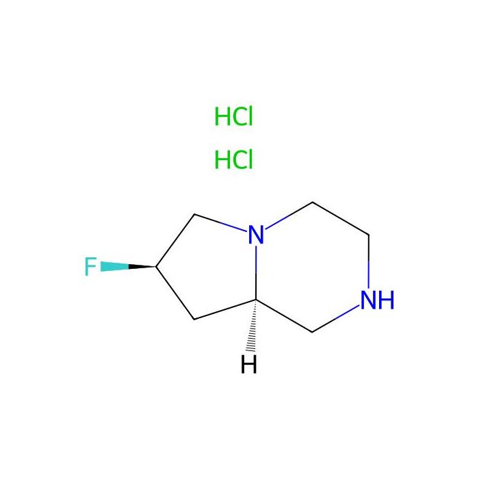 (7R,8aR)-7-fluoro-1,2,3,4,6,7,8,8a-octahydropyrrolo[1,2-a]pyrazine;dihydrochloride - ≥97% CAS No(2865073-24-9) by Aladdin Scientific