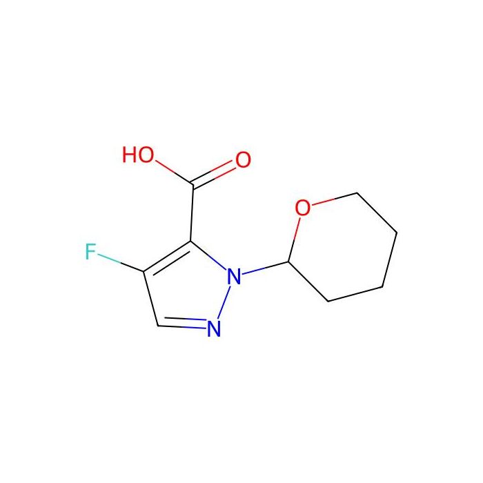 4-fluoro-2-tetrahydropyran-2-yl-pyrazole-3-carboxylic acid - ≥97% CAS No(2816913-51-4) by Aladdin Scientific