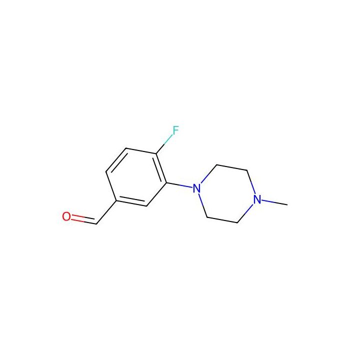 4-Fluoro-3-(4-methyl-1-piperazinyl)benzaldehyde - ≥97% CAS No(1197193-16-0) by Aladdin Scientific