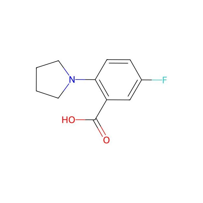 5-Fluoro-2-pyrrolidinobenzoic Acid - ≥95% CAS No(1096304-38-9) by Aladdin Scientific