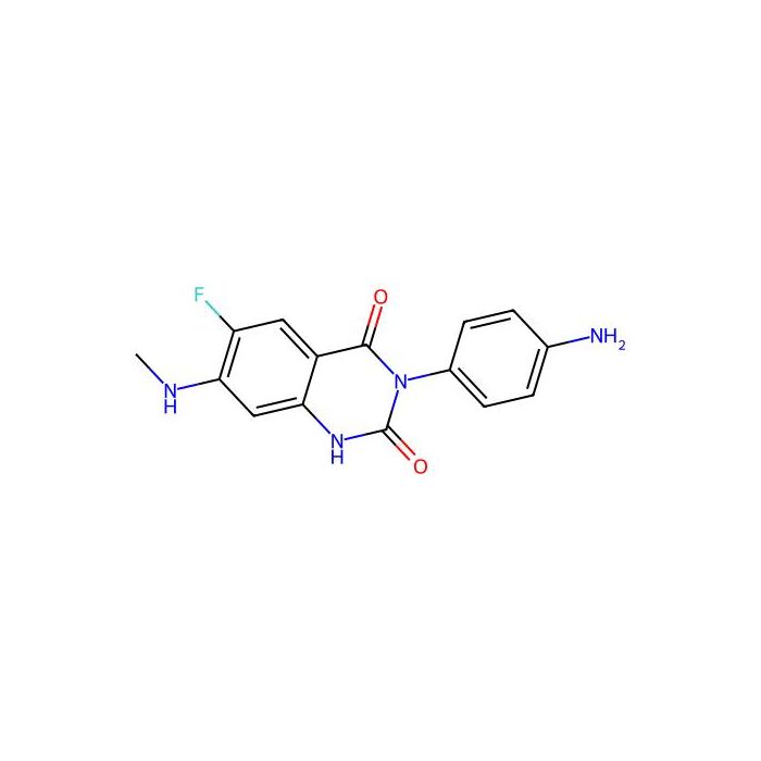 3-(4-Aminophenyl)-6-fluoro-7-(methylamino)quinazoline-2，4(1H，3H)-dione - ≥97% CAS No(936501-00-7) by Aladdin Scientific