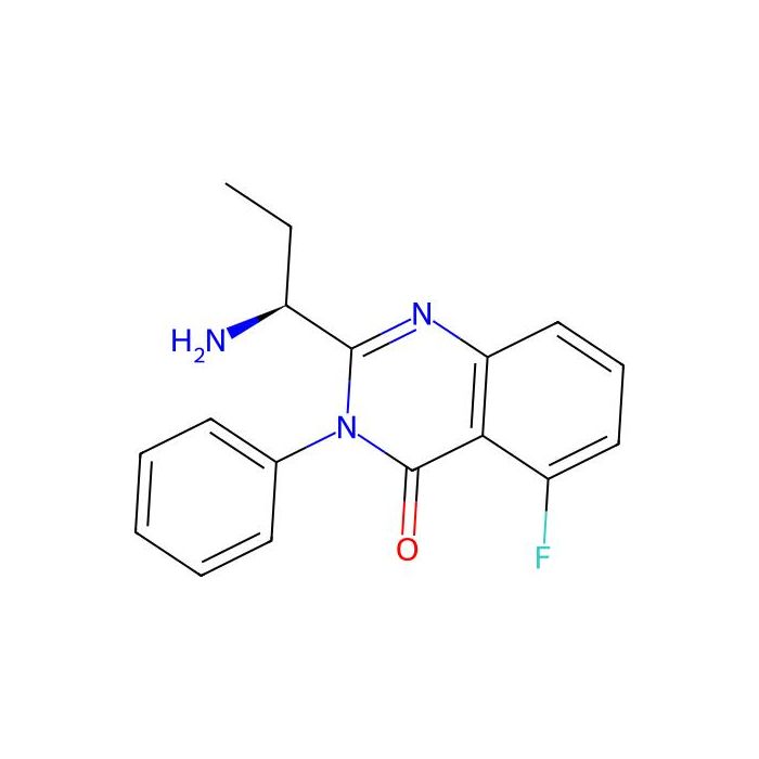 (S)-2-(1-Aminopropyl)-5-fluoro-3-phenylquinazolin-4(3H)-one - ≥95% CAS No(870281-86-0) by Aladdin Scientific