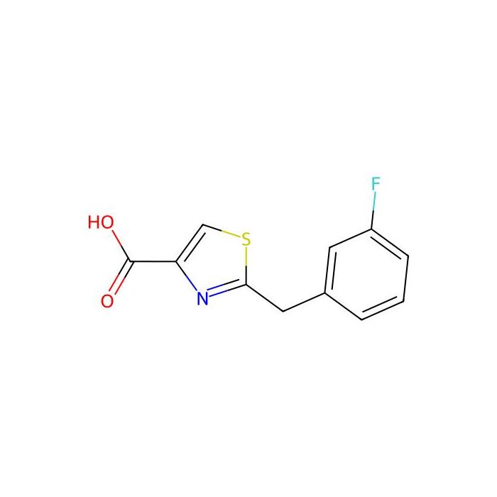 2-((3-Fluorophenyl)methyl)-1,3-thiazole-4-carboxylic acid - ≥95% CAS No(1266976-92-4) by Aladdin Scientific