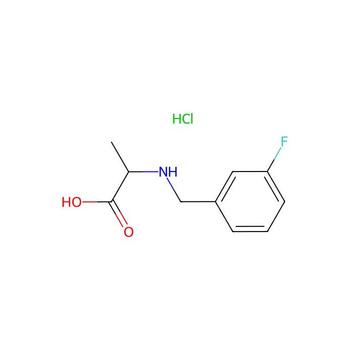 2-(((3-Fluorophenyl)methyl)amino)propanoic acid hydrochloride - ≥98% CAS No(1396962-19-8) by Aladdin Scientific