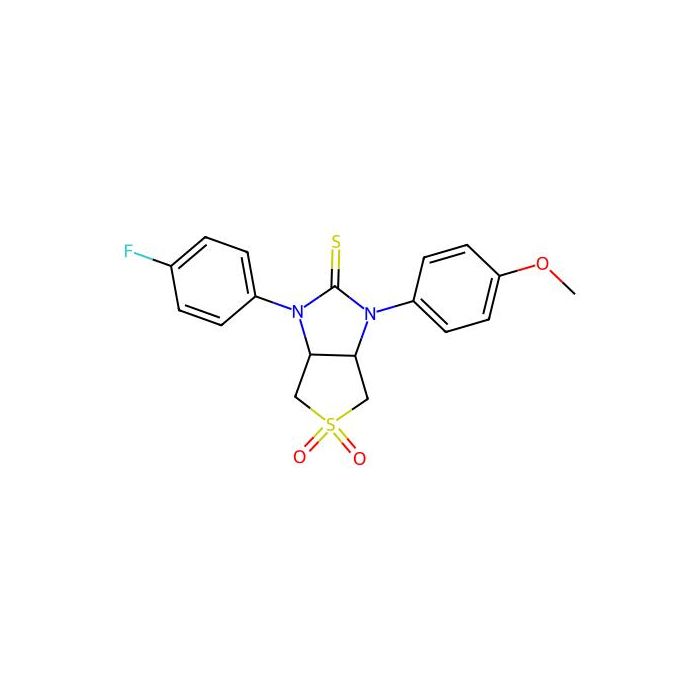 1-(4-fluorophenyl)-3-(4-methoxyphenyl)tetrahydro-1H-thieno[3,4-d]imidazole-2(3H)-thione 5,5-dioxide -  CAS No(620589-97-1) by Aladdin Scientific