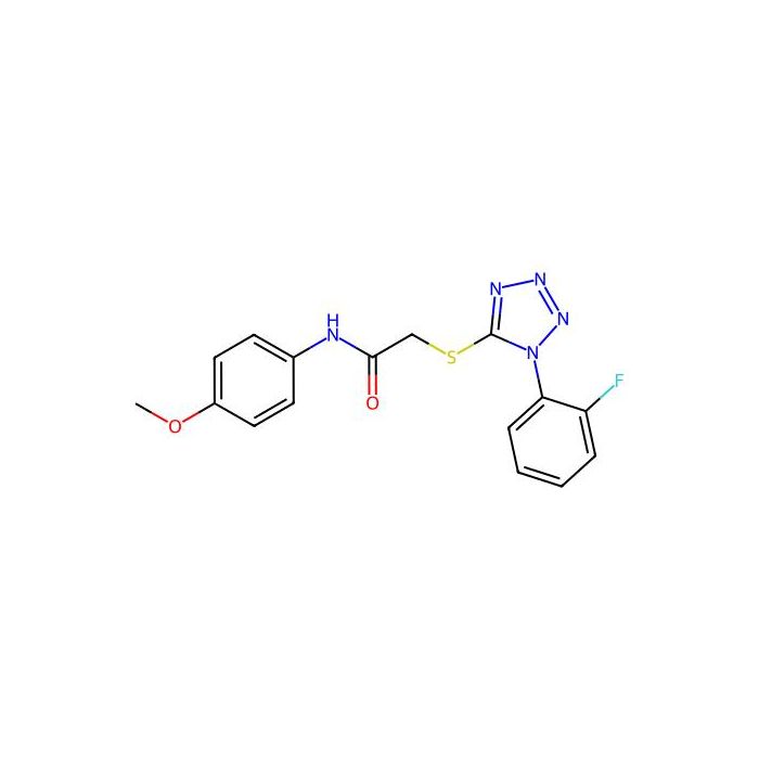 2-((1-(2-fluorophenyl)-1H-tetrazol-5-yl)thio)-N-(4-methoxyphenyl)acetamide - ≥98% CAS No(562866-41-5) by Aladdin Scientific