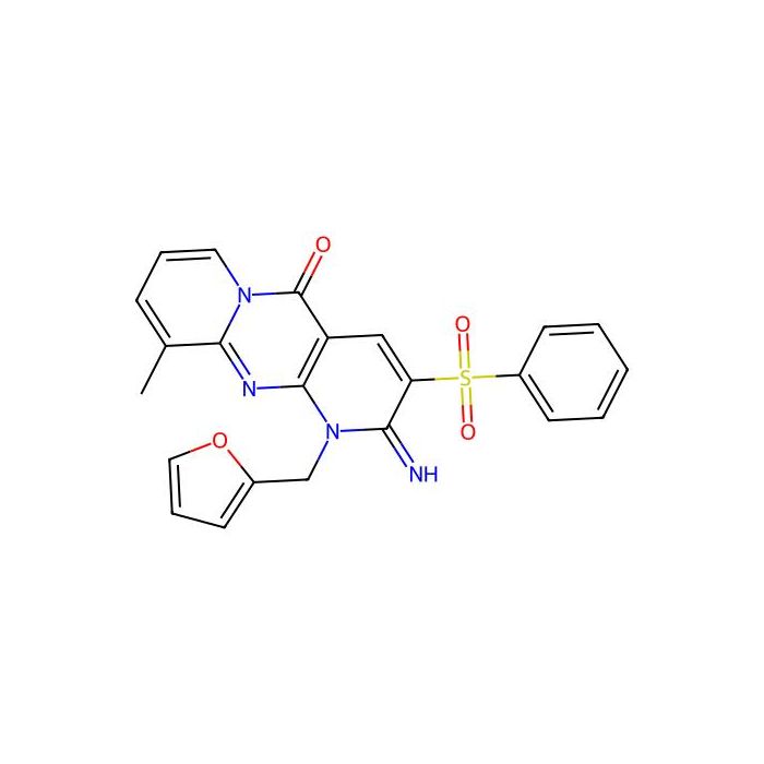 1-(2-furylmethyl)-2-imino-10-methyl-3-(phenylsulfonyl)-1,2-dihydro-5H-dipyrido[1,2-a:2,3-d]pyrimidin-5-one -  CAS No(606951-92-2) by Aladdin Scientific