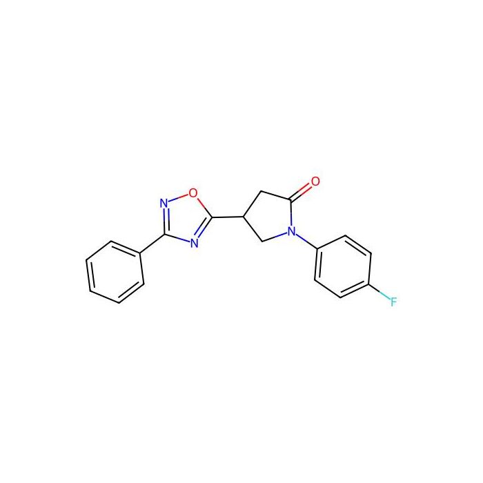 1-(4-Fluorophenyl)-4-(3-phenyl-1,2,4-oxadiazol-5-yl)pyrrolidin-2-one - ≥95% CAS No(941997-60-0) by Aladdin Scientific