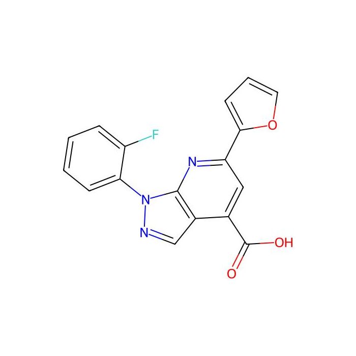 1-(2-fluorophenyl)-6-(furan-2-yl)-1H-pyrazolo[3,4-b]pyridine-4-carboxylic acid - ≥97% CAS No(1011398-23-4) by Aladdin Scientific
