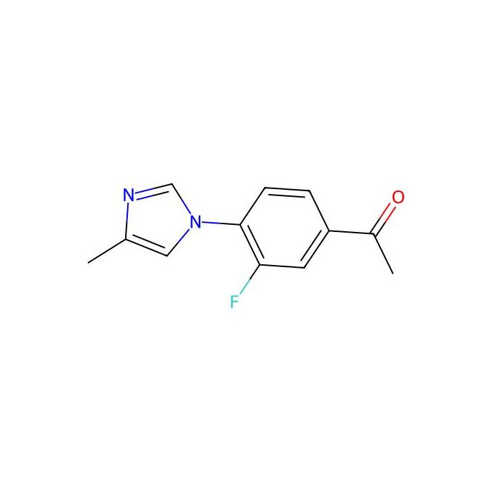 1-(3-fluoro-4-(4-methyl-1H-imidazol-1-yl)phenyl)ethan-1-one - ≥95% CAS No(1056050-42-0) by Aladdin Scientific