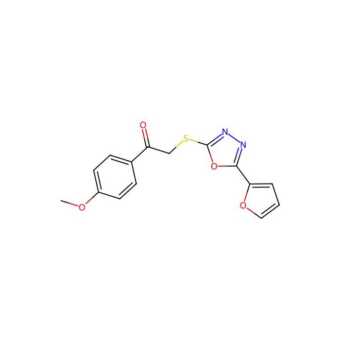 2-{[5-(2-Furyl)-1,3,4-oxadiazol-2-yl]sulfanyl}-1-(4-methoxyphenyl)-1-ethanone -  CAS No(477856-47-6) by Aladdin Scientific