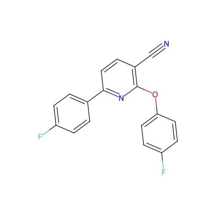 2-(4-Fluorophenoxy)-6-(4-fluorophenyl)pyridine-3-carbonitrile - ≥90% CAS No(252060-01-8) by Aladdin Scientific