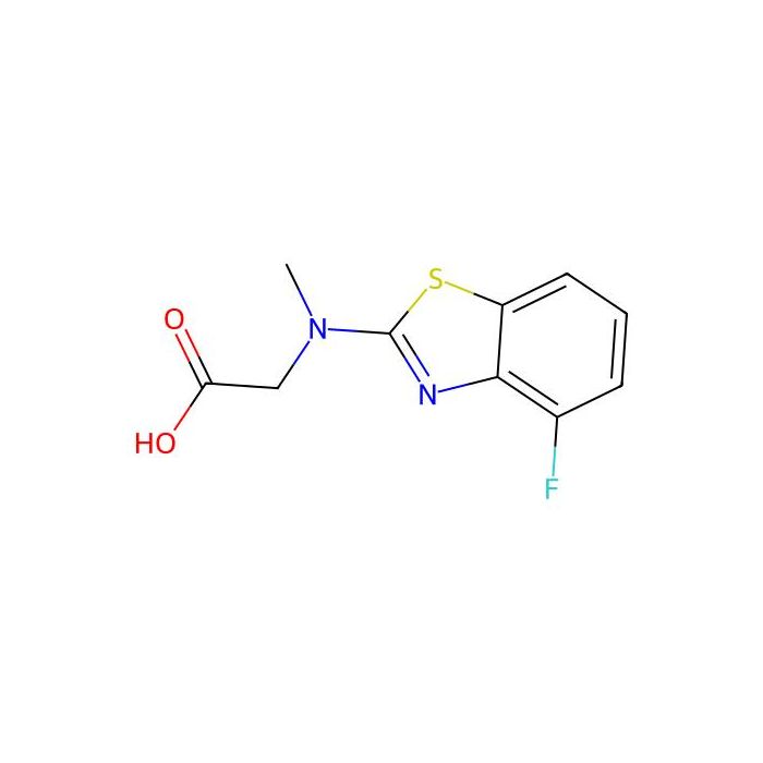 2-((4-Fluoro-1,3-benzothiazol-2-yl)(methyl)amino)acetic acid - ≥95% CAS No(1351623-35-2) by Aladdin Scientific
