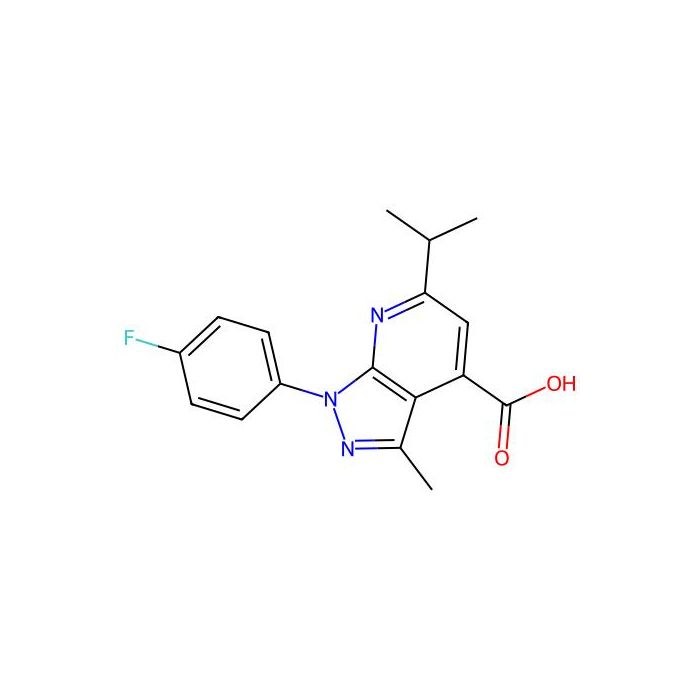 1-(4-Fluorophenyl)-6-isopropyl-3-methyl-1H-pyrazolo[3,4-b]pyridine-4-carboxylic acid - ≥97% CAS No(1018164-74-3) by Aladdin Scientific